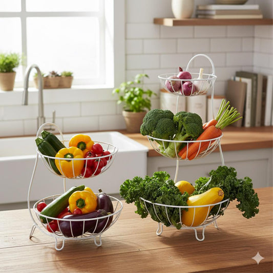 Iron Vegetable Rack ( 2 in 1 )
