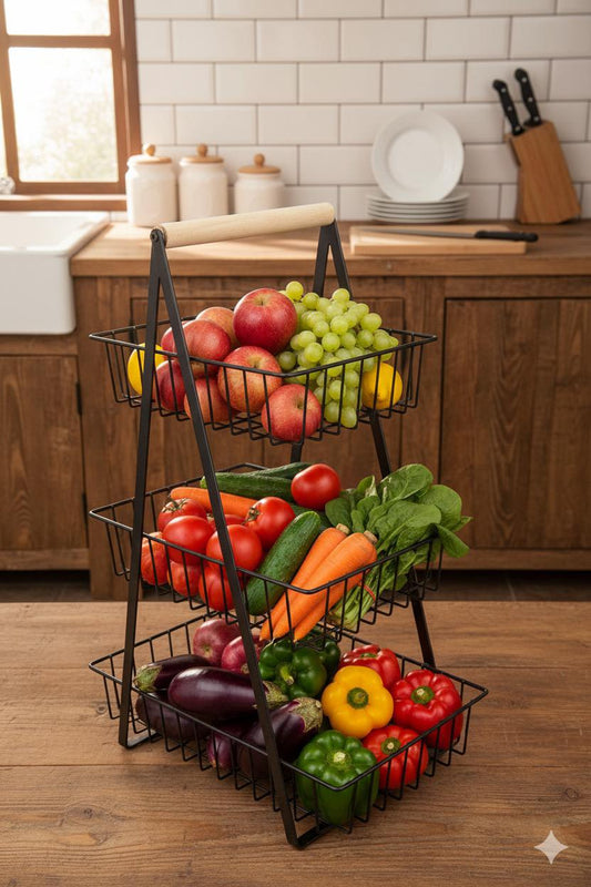 Iron Vegetable Rack ( 3 in 1 )